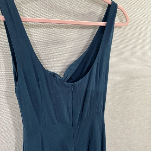 Petal & Pup Teal Midi Dress - Picture 6 of 8